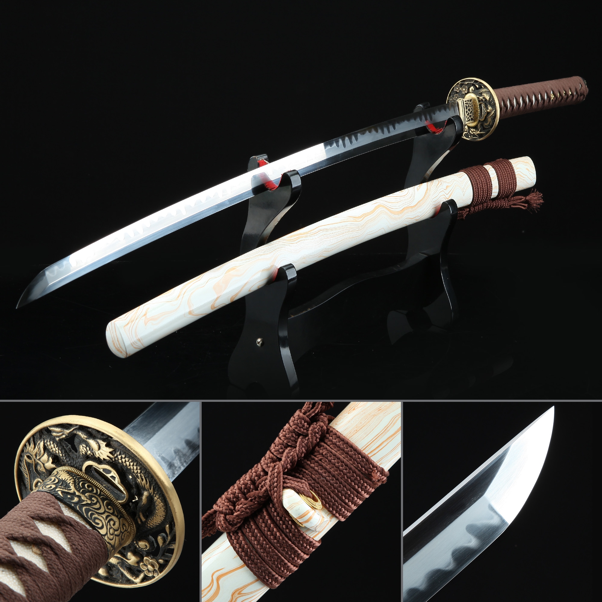 High Quality Katana Handmade Japanese Katana Sword T10 Carbon Steel