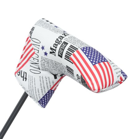 Vintage Newspaper Style Blade Putter Cover