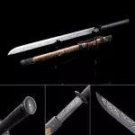 Handmade Modern Chinese Dao With Brown Saya
