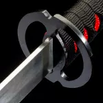 Schwarzer Sageo Katana