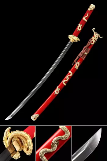 Manganese Steel Katana | Manganese Steel Katana with Koi Bronze