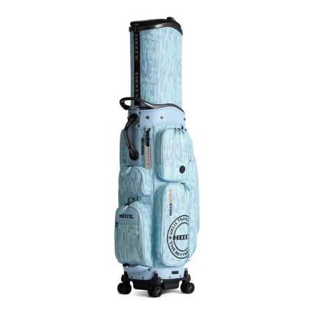 Helix Camouflage Series Modern Look Golf Cart Bag - Light Blue