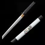 Épée droite en acier manganèse bleu - Équilibre et élégance - Epées