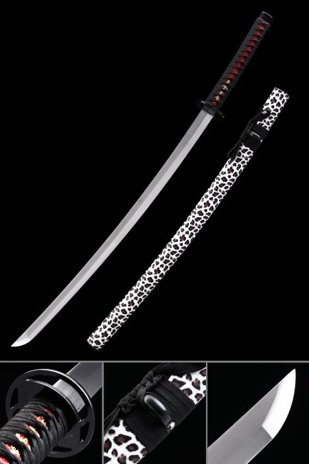 Handmade Japanese Samurai Sword 1060 Carbon Steel Full Tang