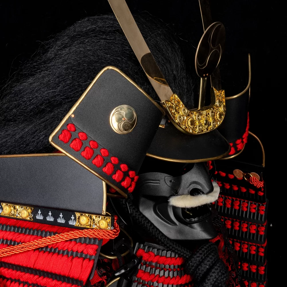 Traditional Samurai Armor | Handmade Oda Clan Kachi Red And Black