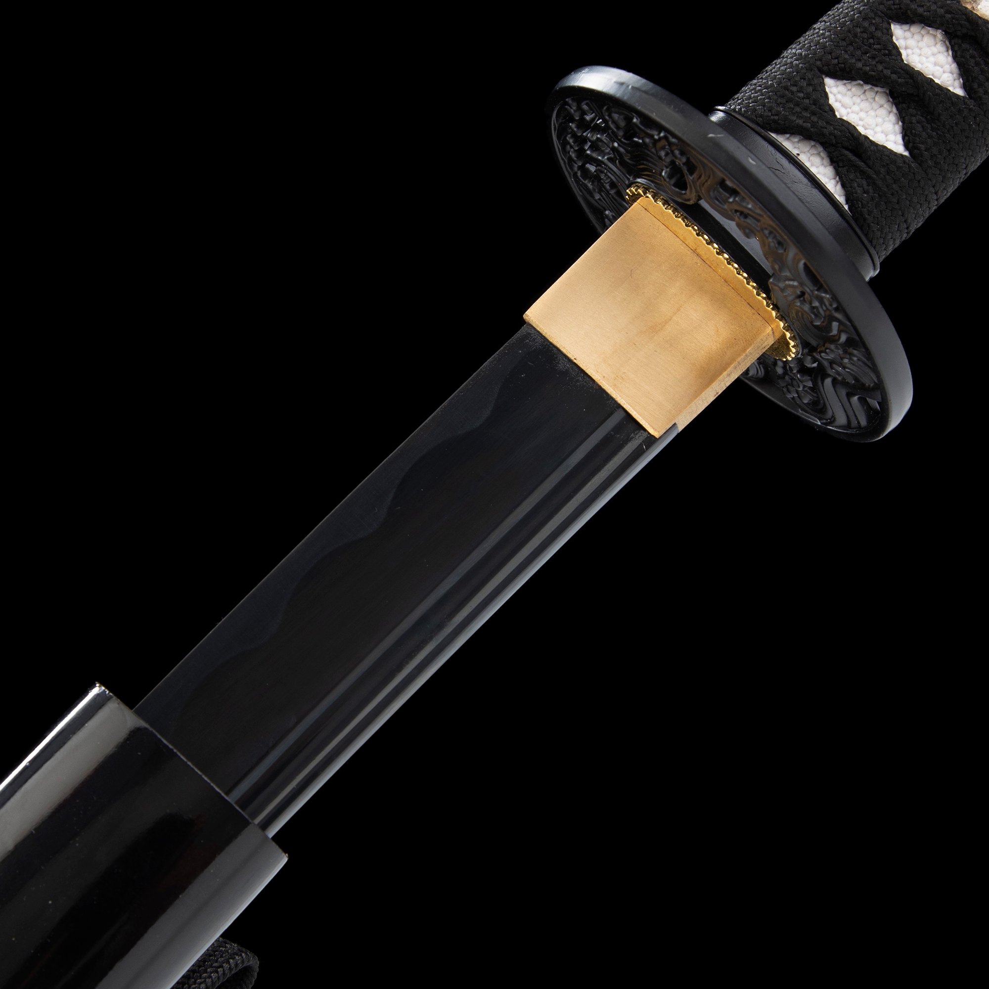 Katana real, fighting sword, Japanese sword, 1060 high manganese steel  blade, hand-ground, full Tang, tempered, hand-forged, 41 inches