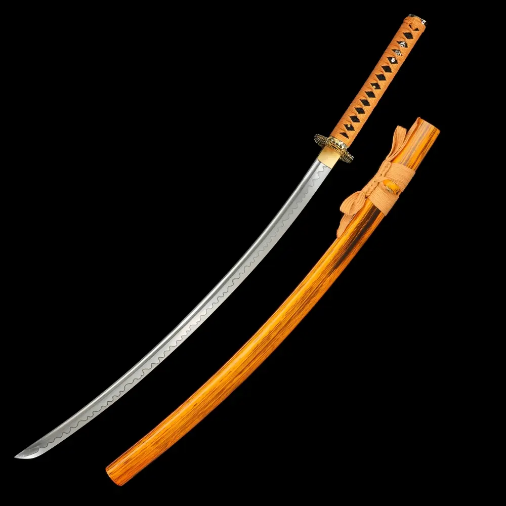 Orange Katana | Orange Katana with Manganese Steel Blade