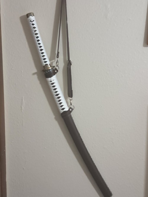 The Walking Dead Michonne's Katana, Zombie Slayer Katana Sword With Strap