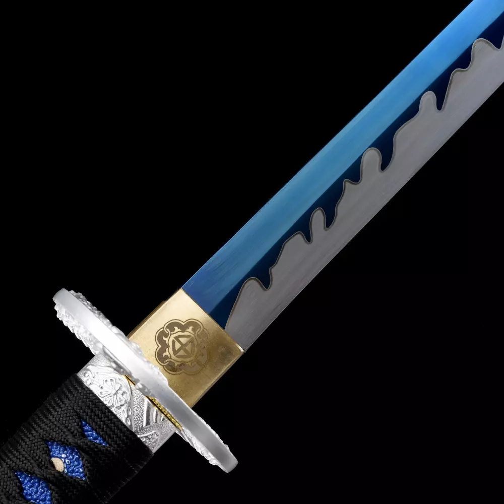 Blue Ninja Sword | Manganese Steel Ninjato with Blue Flame Blade
