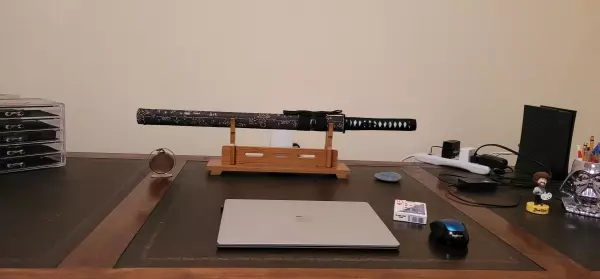 Handmade Japanese Chokuto Ninjato Sword T10 Carbon Steel Full Tang