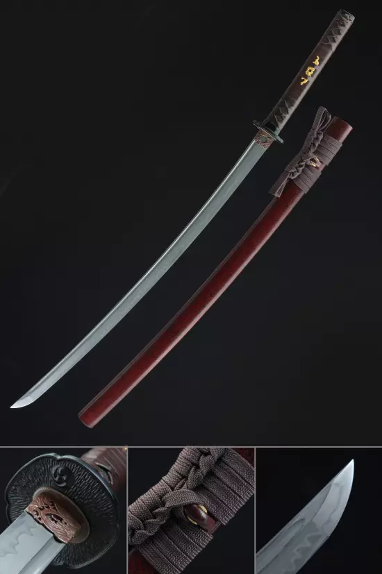 Handmade Japanese Samurai Sword Real Hamon Full Tang
