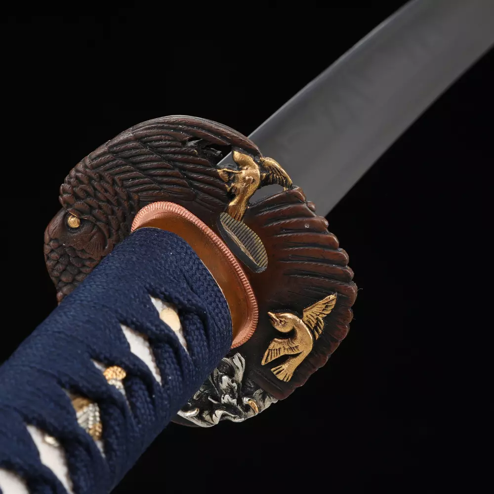 Katana Sword | Phoenix Tsuba T10 Carbon Steel Katana, Handmade