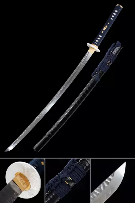 Handmade Japanese Katana Sword T10 Carbon Steel Full Tang