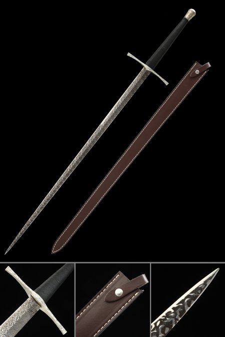 Hand Forged Medieval European Sword 1095 Carbon Steel Blade
