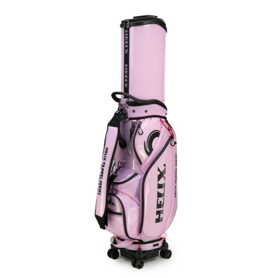 Helix Exquisite Retractable Golf Cart Bag - Pink