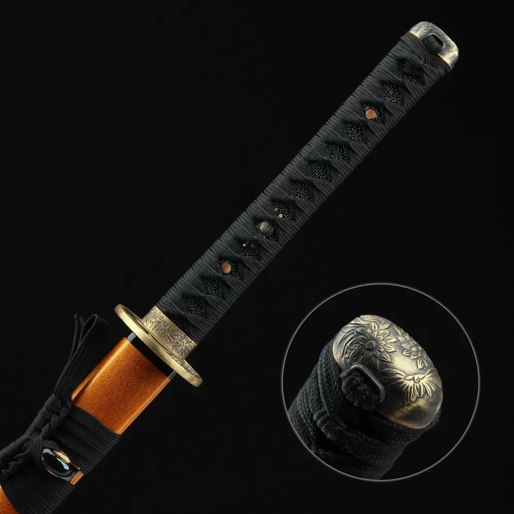 Straight Katana | Melaleuca Folded Steel Chokuto Ninjato with