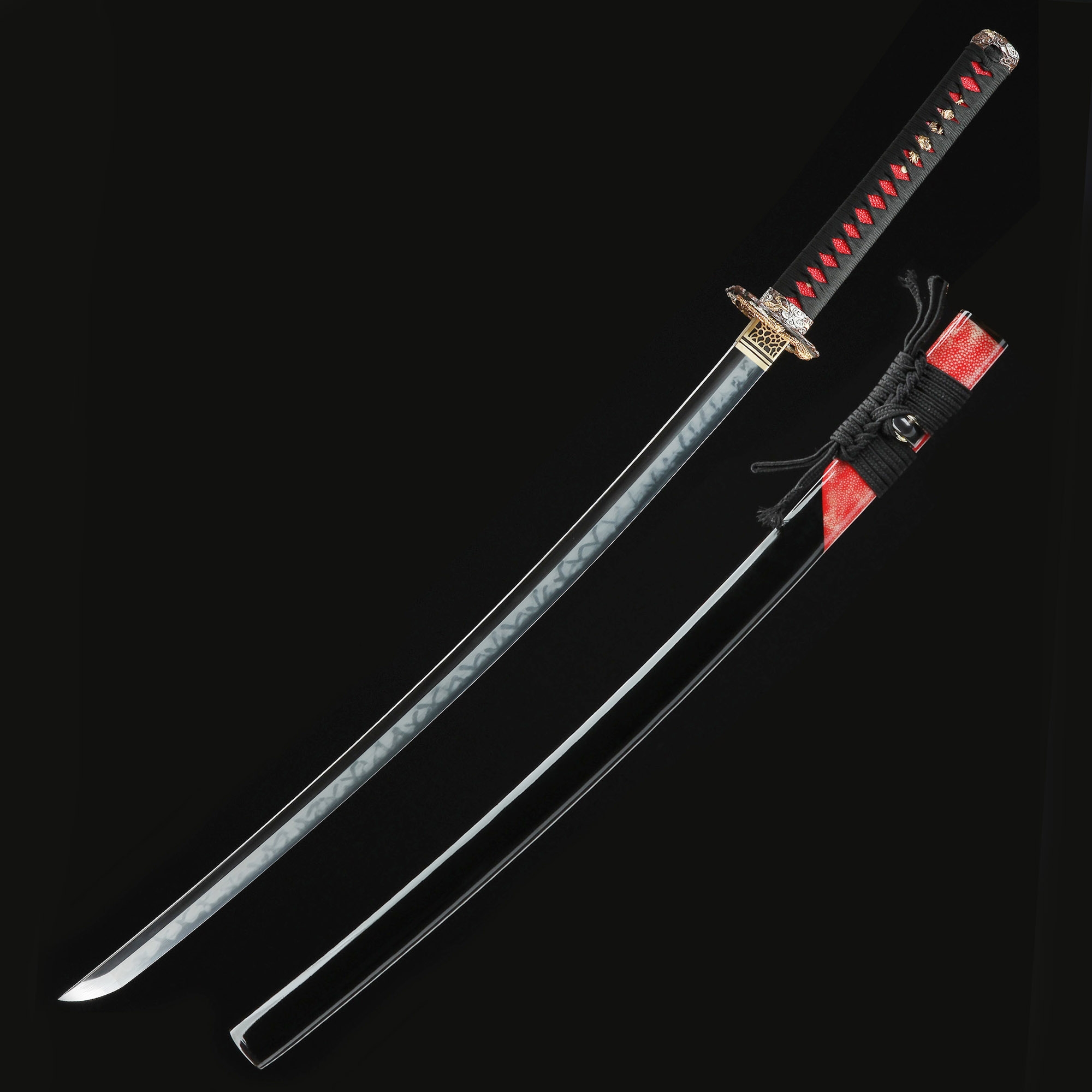 High Quality Katana | T10 Carbon Steel Clay Tempered Katana with