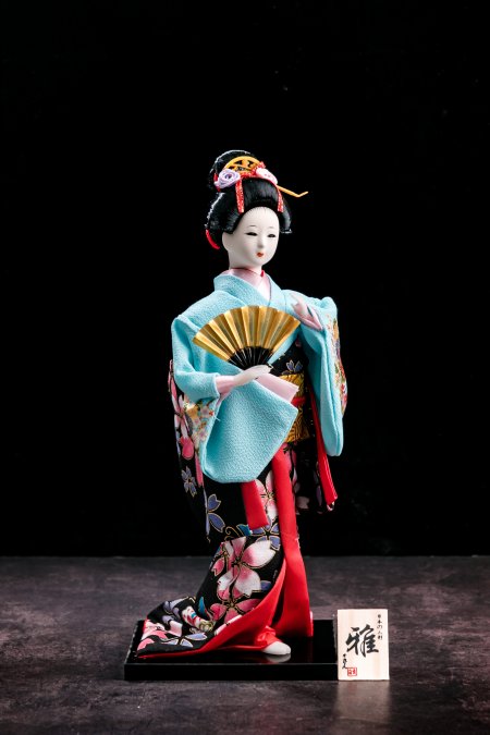 Japanese Geisha Doll Ornament Adult Collectible