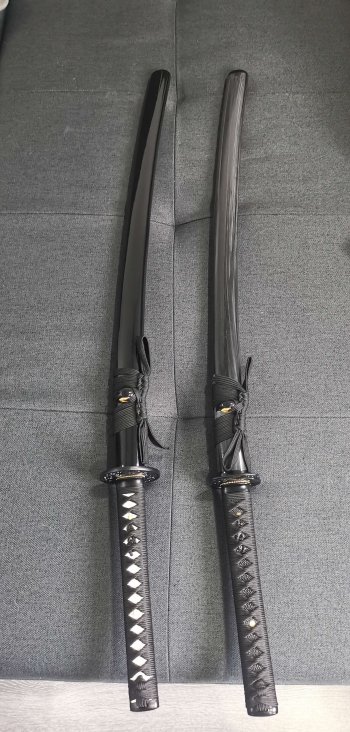 Handmade Japanese Katana Sword Full Tang 1060 Carbon Steel
