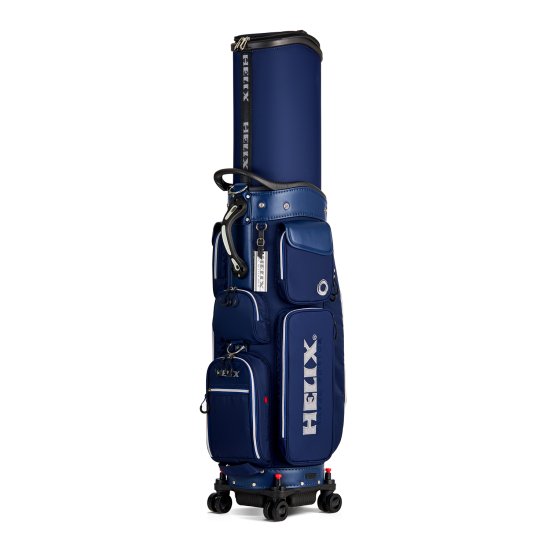 Helix Exclusive Retractable Golf Cart Bag - Dark Blue