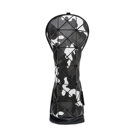 Argyle Style Hybrid Golf Headcover - Black