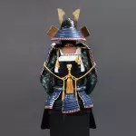 Handmade Oda Clan Kachi Black And Blue Japanese Samurai Armor With Kuro ...