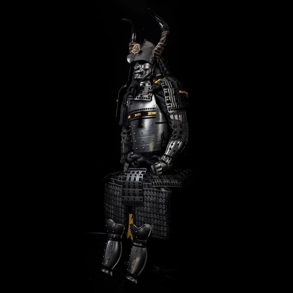 Samurai Armor | Handmade Black Sanada Nobuyuki Clan Japanese