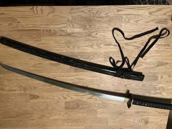 Handmade Japanese Samurai Sword With Spring Steel Balde
