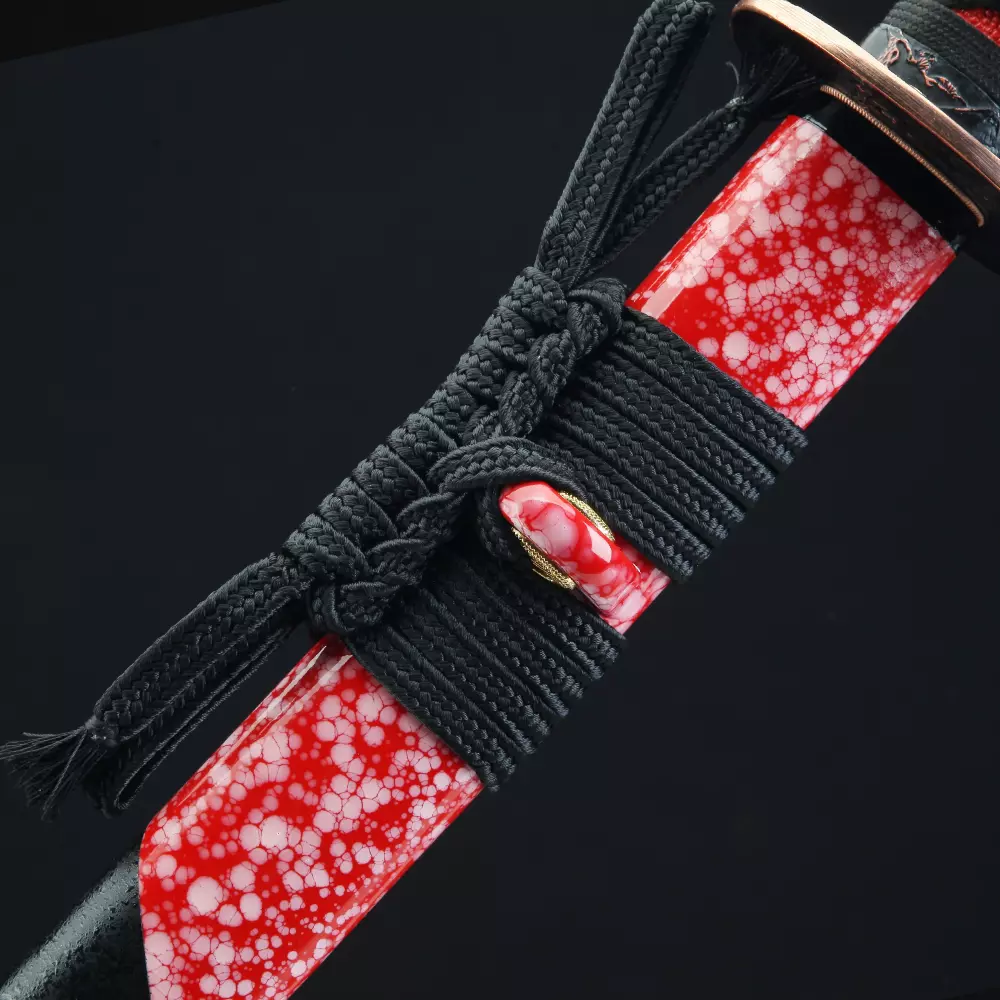 T10 Steel Katana | Dragon Tsuba T10 Carbon Steel Katana, Real