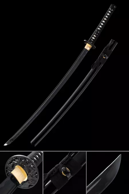 Handmade Japanese Katana Sword Full Tang 1060 Carbon Steel
