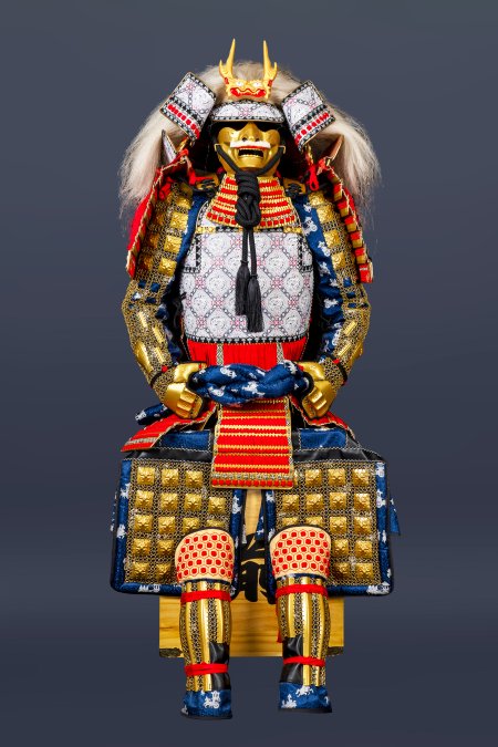 Handmade Takeda Clan Japanese Samurai Armor, Life-size Yoroi