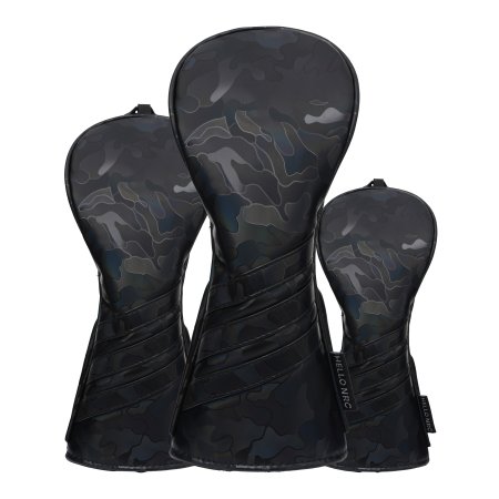 Laser Camo Golf Wood Headcovers Set - Green