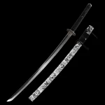 Handmade Japanese Samurai Sword With Python Theme Saya - TrueKatana