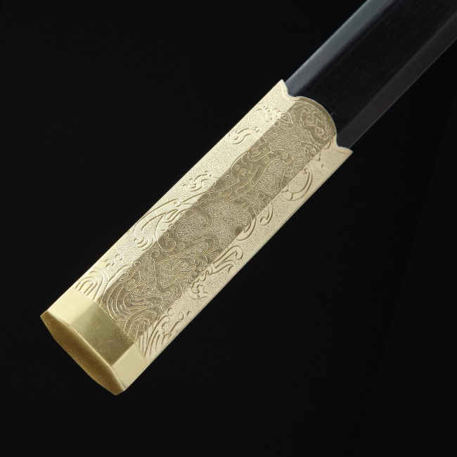 Damascus Wakizashi  High-performance Pattern Steel Sharpening