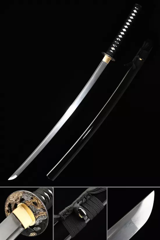 Handmade Japanese Samurai Sword Damascus Steel Full Tang