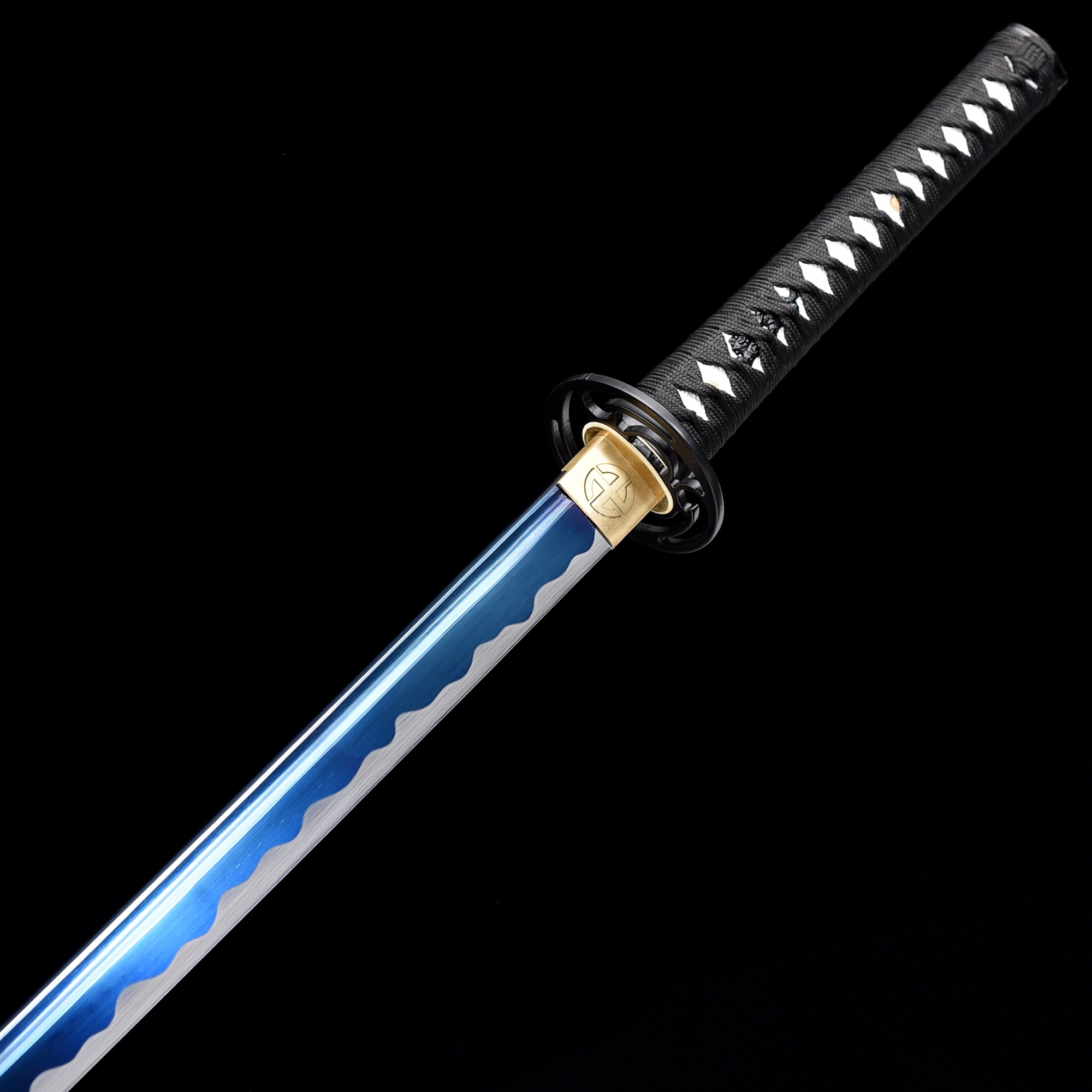 Handmade High Manganese Steel Blue Blade Real Japanese Ninjato Ninja ...