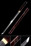 Handmade Japanese Blind Fury Zatoichi Stick Sword T10 Carbon Steel Real Hamon