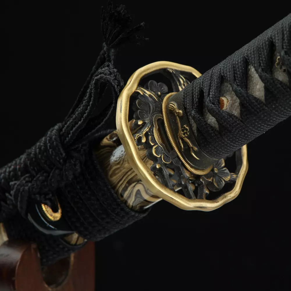 MURASAME Katana Sword 41″ T10 Steel Clay Tempered Razor Sharp Blade Dragon Theme Full Tang Handmade