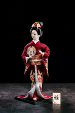 Silk Japanese Geisha Dolls
