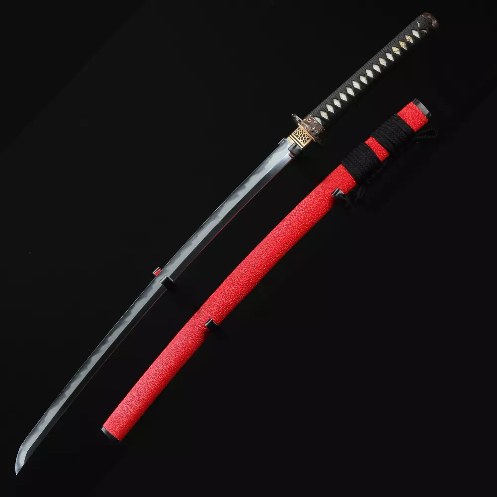 Japanese Samurai Katana Full Tang T10 Steel Clay Tempered Razor Sharp Sword 