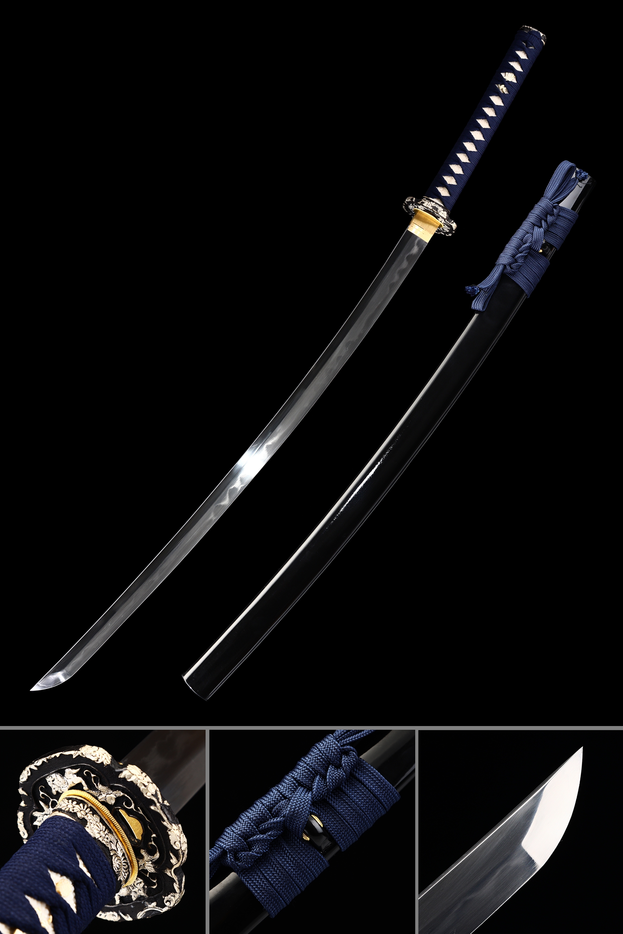 Details about   Sharp Blade Japan Samurai Katana Full Tang High Carbon Steel Sword Battle Ready 