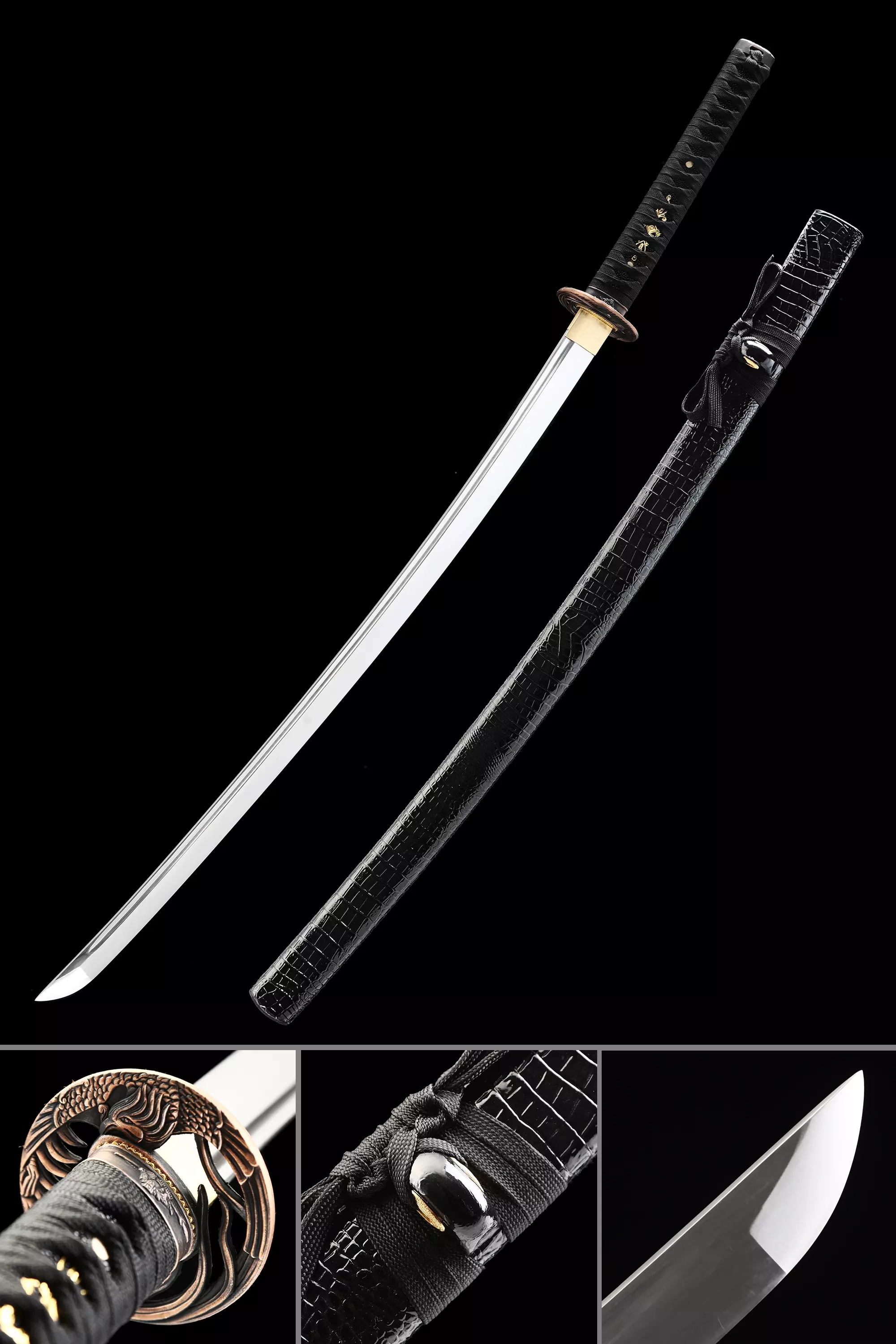 Manganese Steel Katana | Japanese Samurai Katana Sword High Manganese ...