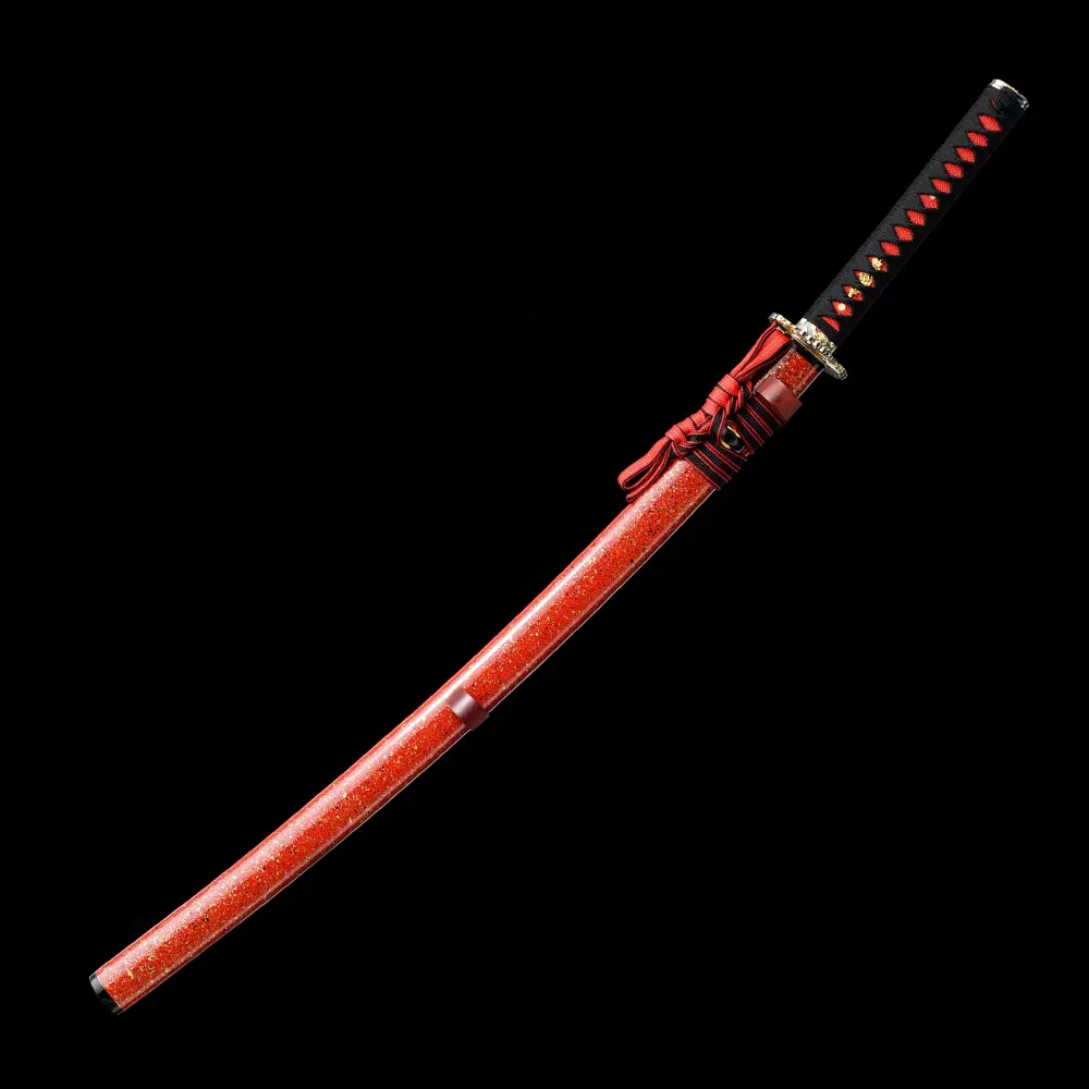 Red Katana | Handmade Japanese Katana High Manganese Steel Real