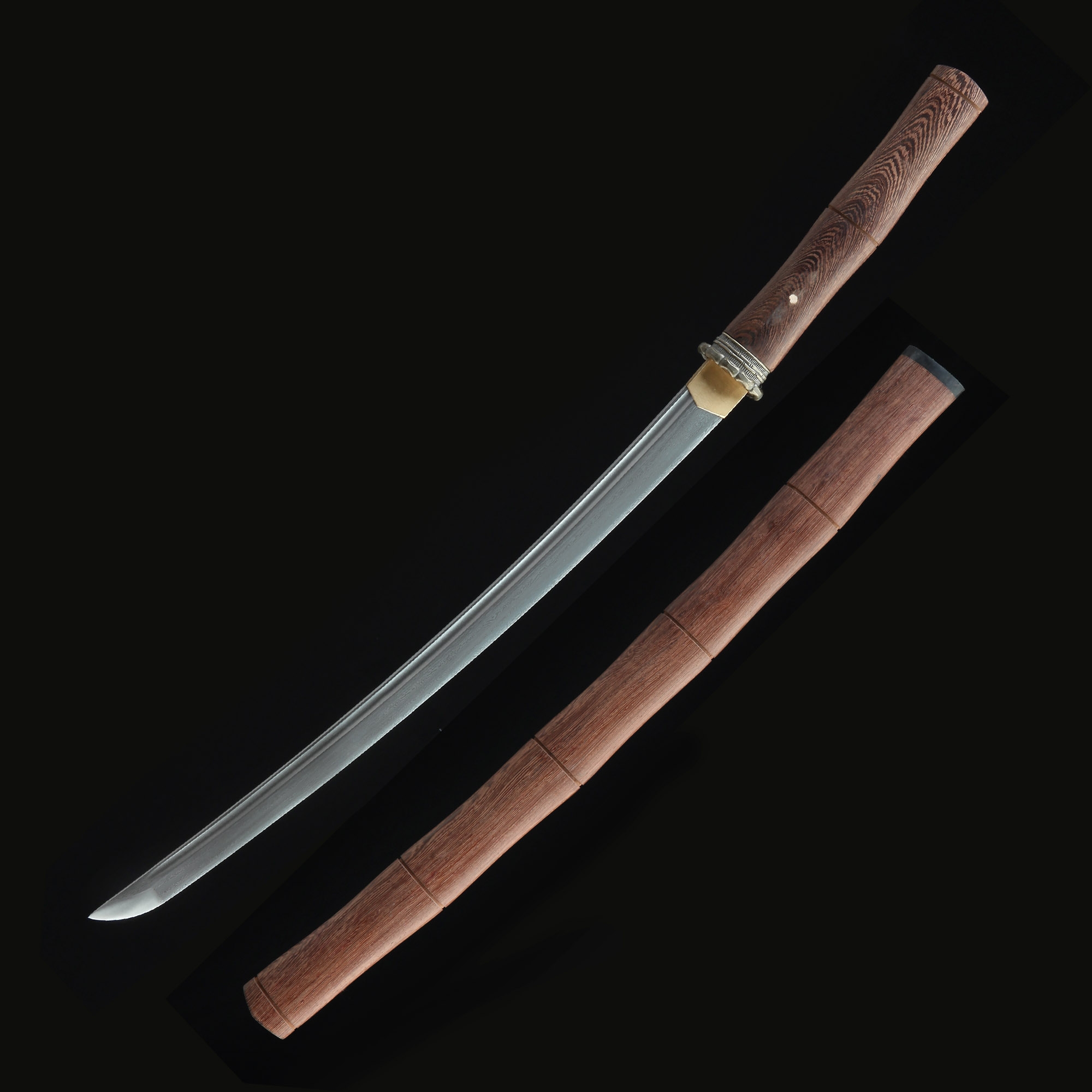 Short Katana | Handmade Japanese Wakizashi Sword Damascus Steel