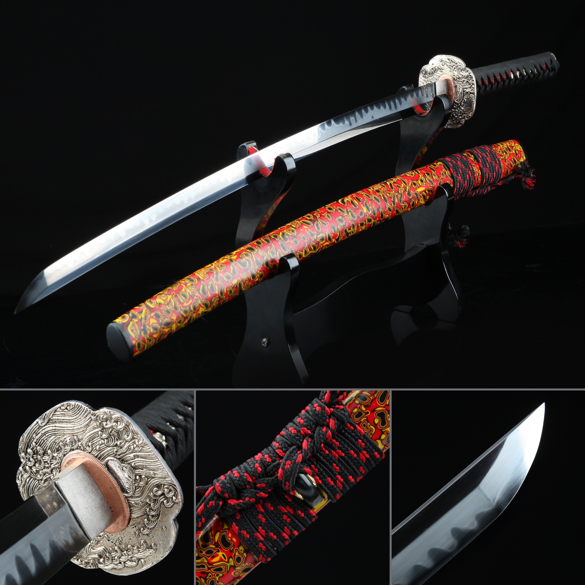 battle ready katana swords