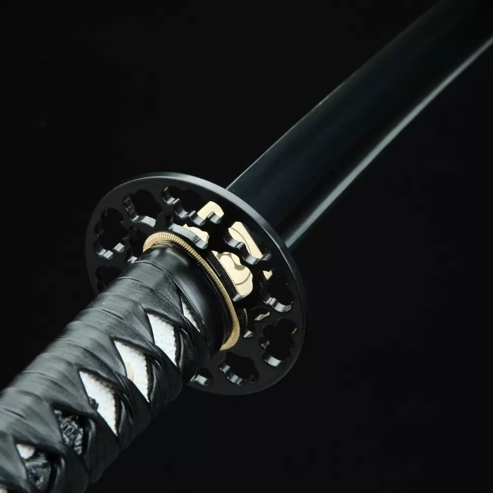 HERO SWORD Handmade Razor Sharp Clay Tempered Damascus Folded Steel Katana 8 thumbnail image