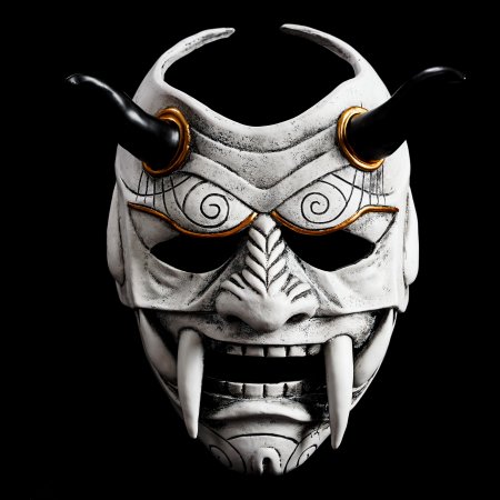 Twilight Tusked Oni Tribal Mask