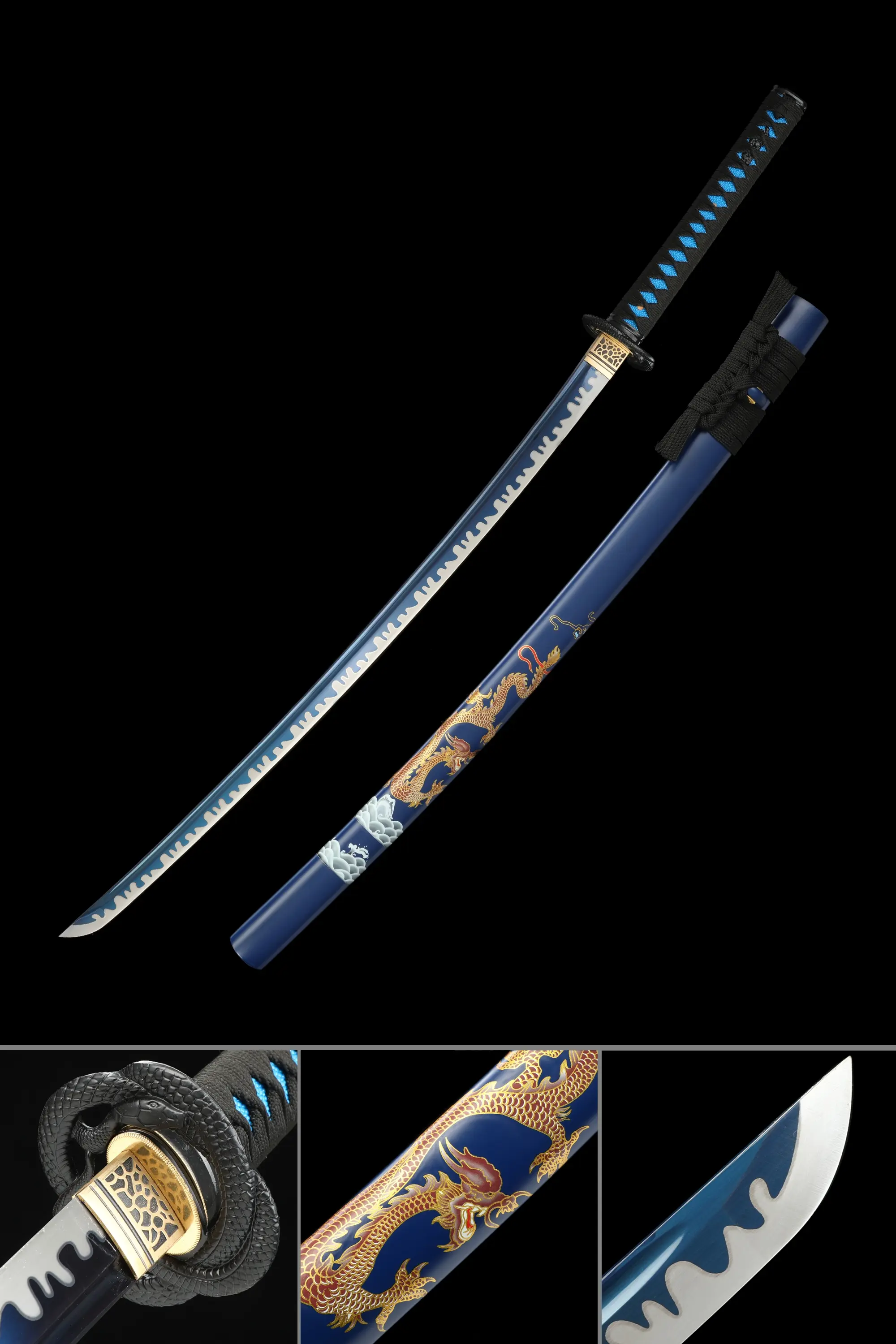 Handmade Japanese Full Tang Sword With 1060 Carbon Steel Blade