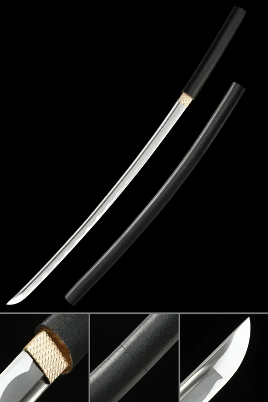Handmade Japanese Shirasaya Katana Sword Without Tsuba