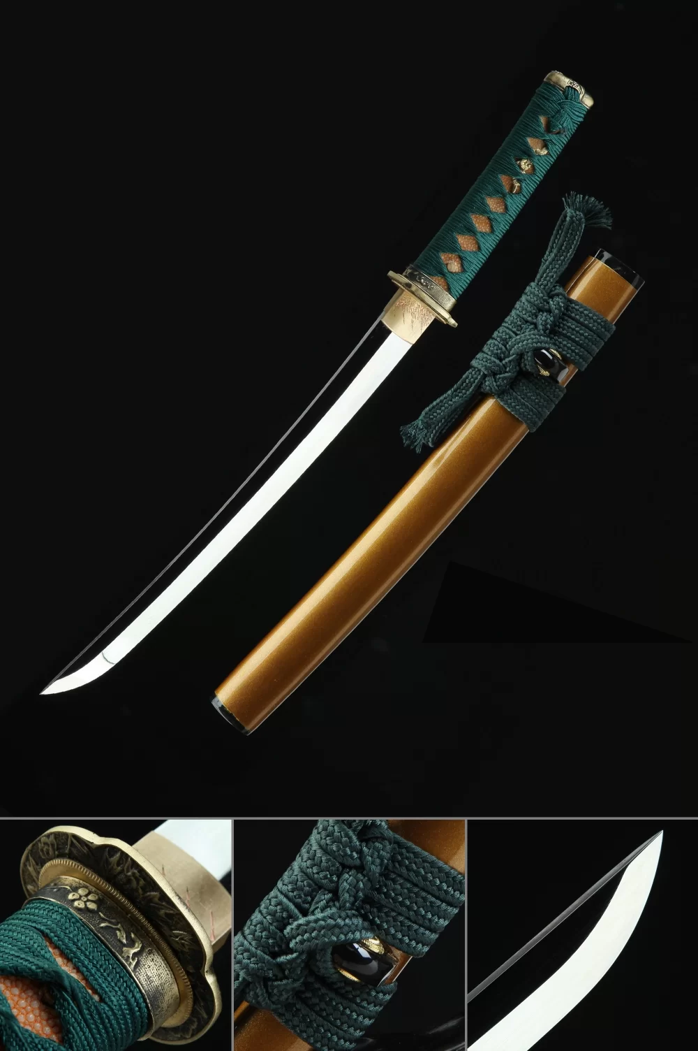 Tanto Sword | 1060 Carbon Steel Tanto with High-Polish Blade Tanto Sword | 1060 Carbon Steel Tanto with High-Polish Blade